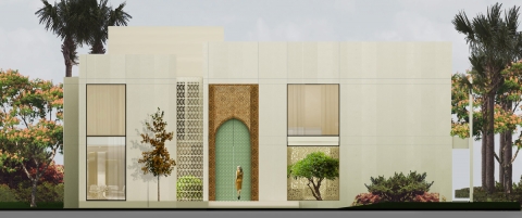 Villa KK Egypt- Main facade by ADG interiors